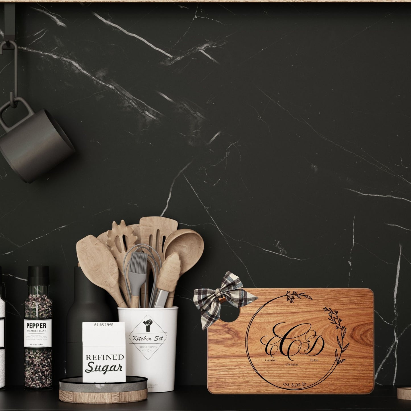 Engraved & Personalized Acacia Wood Cutting Board