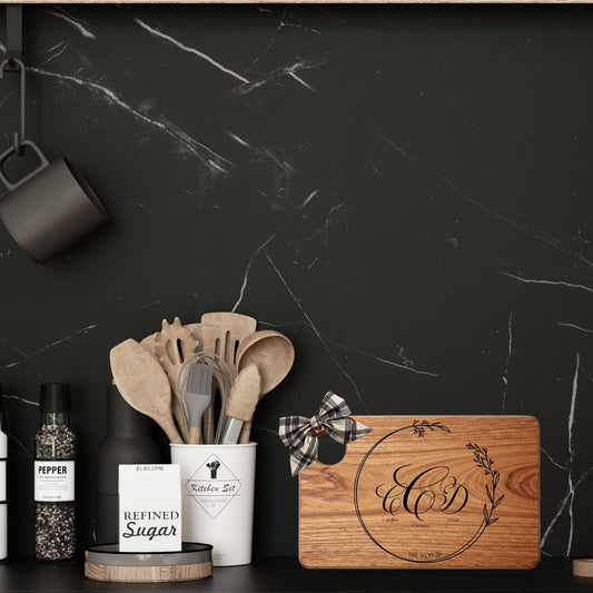 Engraved & Personalized Acacia Wood Cutting Board