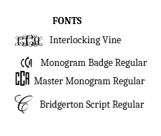 Available font styles for Heartfelt Keepsake Dish engraving