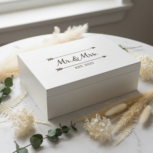 Mr. & Mrs. Memory Box Mockup
